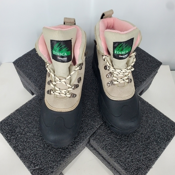 Itasca Shoes Women's 7 Thinsulate  Hiking Snow Boots 3M Insulated Outdoors - Picture 5 of 14